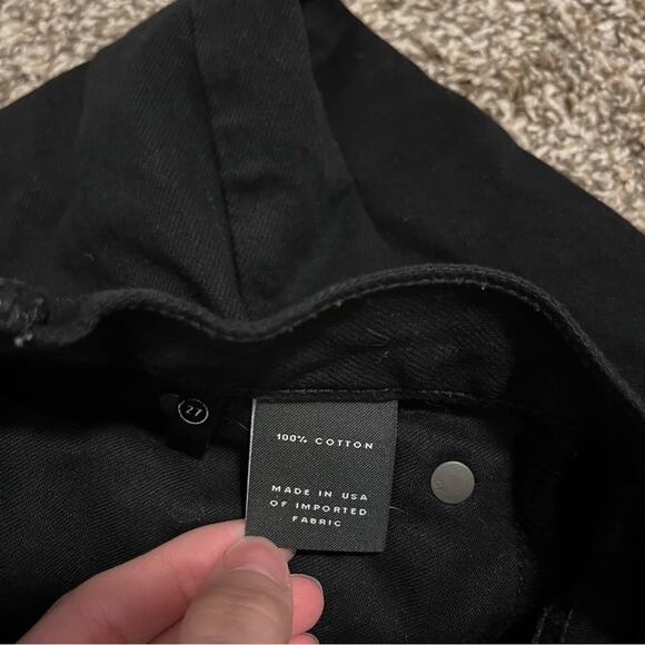 GRLFRND Helena Black Sands Straight Leg High Rise Jeans - Picture 8 of 11